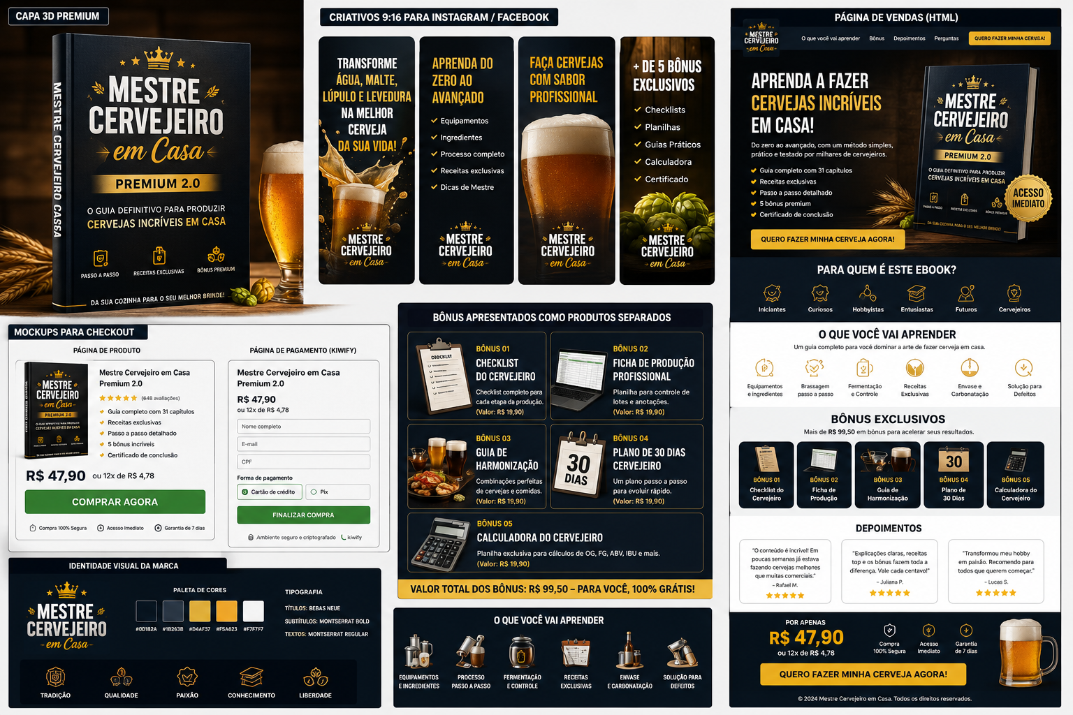 Kit comercial Mestre Cervejeiro